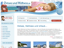 Tablet Screenshot of ostsee-und-wellness.de